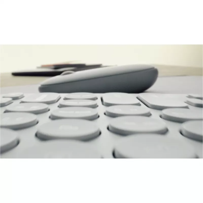 Belaidė klaviatūra Logitech Pebble Keys 2 K380S Tonal Rose Fra BT N/A-CENT-419 UNIV. (920-011805)