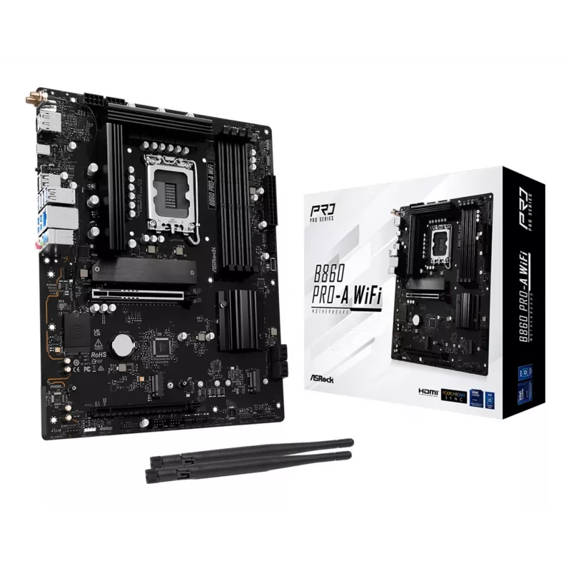 ASRock B860 Pro-A WiFi pagrindinė plokštė