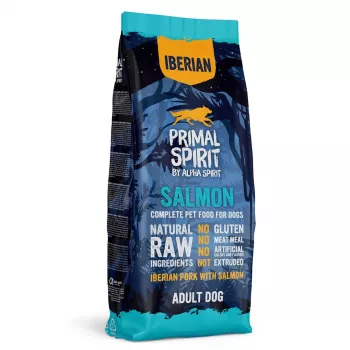PRIMAL SPIRIT Iberian 70% Lašiša – pusiau drėgnas šunų ėdalas – 12 kg