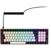 Sharkoon SKILLER SGK50 S2 White DE-Layout Gateron Yellow - klaviatūra