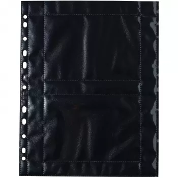 Kišenėlės nuotraukoms HERMA Fotophan 10x15 cm peizažinė juoda 10 vnt.