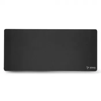 Žaidimų pelės kilimėlis SAVIO Black Edition Precision Control L — 700×300×3 mm, audinio paviršius, guminė neslystanti bazė, susiūti kraštai