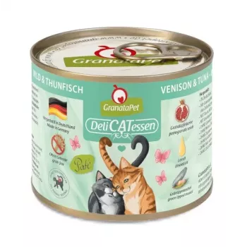 GRANATAPET DeliCATessen šlapias kačių maistas su elniena ir tunu – 200 g