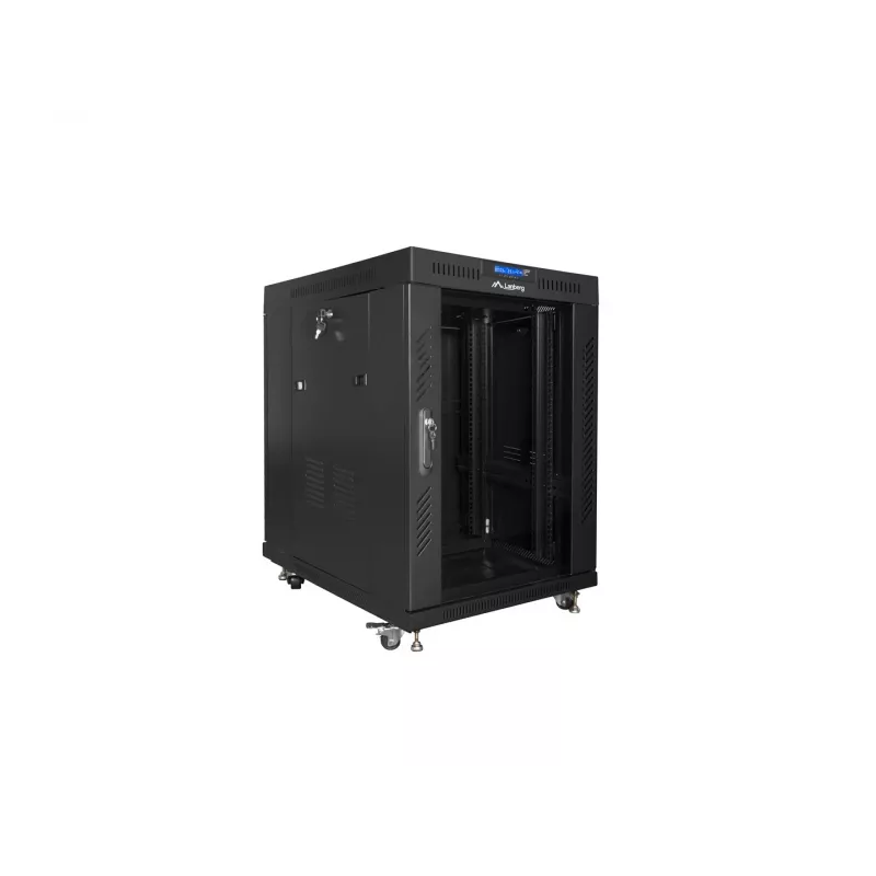 Stovas laisvai pastatomas Lanberg FF01-8015-12BL 15U juodas 800 kg
