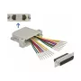DeLOCK 66833 D-Sub 25 kontaktų (crimp) vyriškas į 2 x RJ45 lizdą adapteris