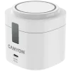 Canyon 4 viename belaidis įkrovimo stovas, 30W maks., 70x70x70.3 mm, 414 g, su 65W įkrovikliu ir 1 m laidu, baltas