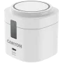 Canyon 4 viename belaidis įkrovimo stovas, 30W maks., 70x70x70.3 mm, 414 g, su 65W įkrovikliu ir 1 m laidu, baltas