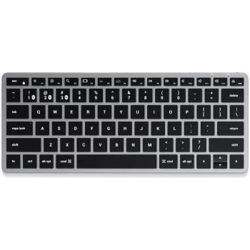Satechi Slim X1 klaviatūra Bluetooth QWERTZ vokiška juoda-pilka (ST-BTSX1M-DE)