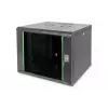DIGITUS Professional Unique DN-19 09U-6/6-SW - Tinklo spinta - montuojama ant sienos - Juoda, RAL 9005 - 9U - 48,3 cm (19 inch)
