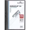 Durable DURACLIP 30. Produktfarbe: Schwarz, Transparent, Material: PVC, Maximale Kapazität: 30 Blätter (220001)