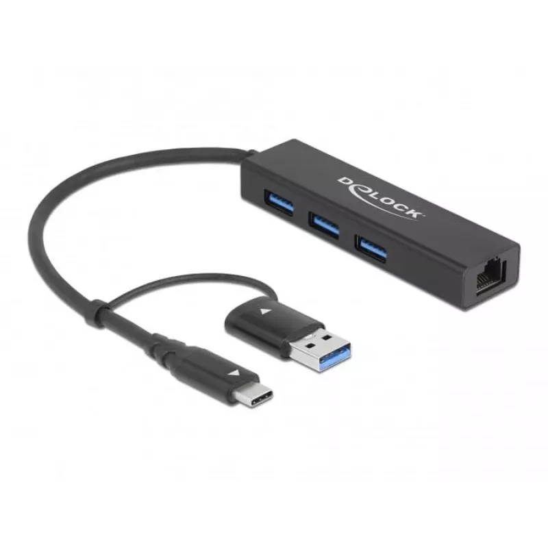 USB dokas DeLOCK 64149 su metaliniu korpusu