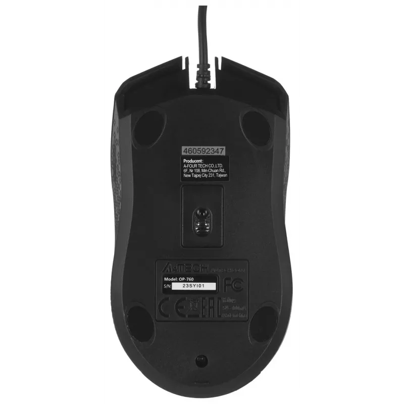 A4Tech OP-760 pelė USB Type-A optinė 1200 DPI