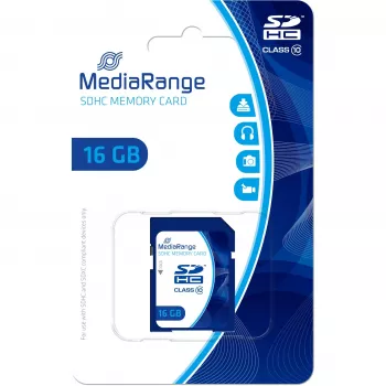 Atminties kortelė MediaRange 16GB SDHC Class 10 MR963