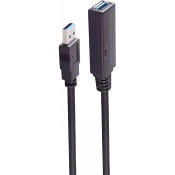 USB kabelis ShiverPeaks BS13-39055 5 m USB 3.2 Gen 1 juodas