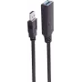 USB kabelis ShiverPeaks BS13-39055 5 m USB 3.2 Gen 1 juodas
