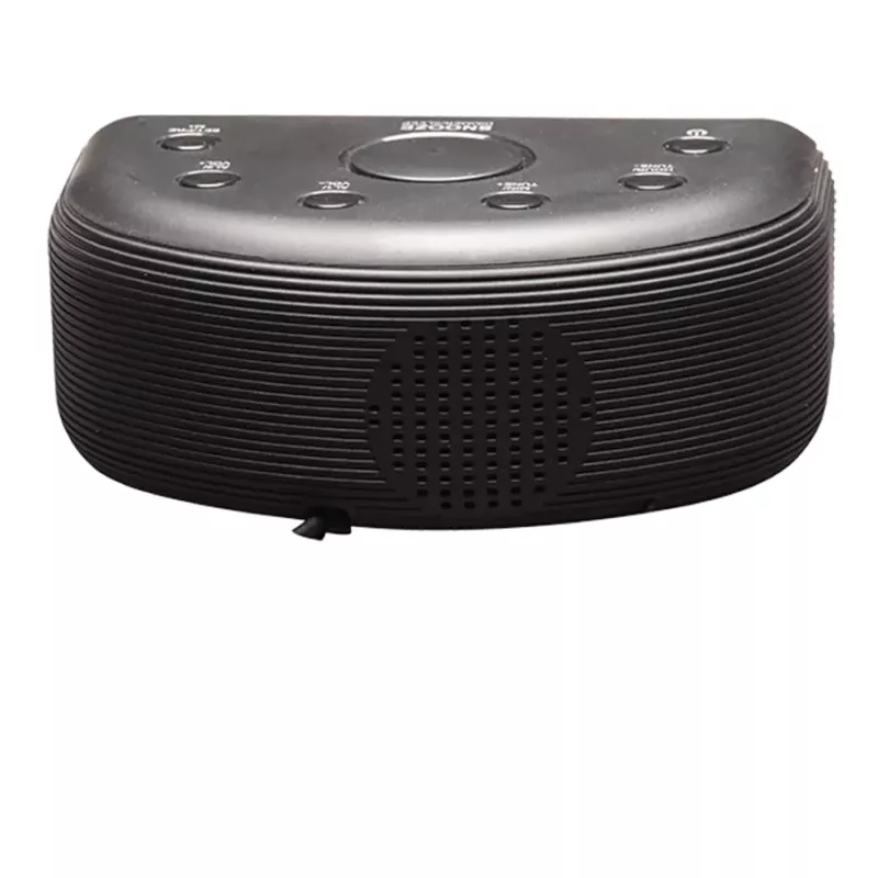 Radijo laikrodis Denver CR-430 analoginis ir skaitmeninis FM radijas LED ekranas juodas