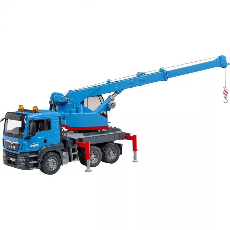 Sunkvežimis su kranu BRUDER MAN TGS Kran-LKW mėlynas ABS 03771