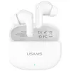 Belaidės ausinės USAMS E05 TWS Bluetooth 6.0 baltos