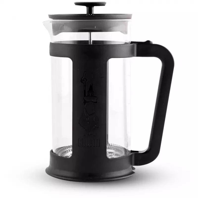 Bialetti Smart 1 L kavos virimo aparatas su stikline kolba ir plastikiniu rėmu