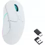 Žaidimų pelė Keychron M3 Right-hand RF Wireless + Bluetooth Optical 26000 DPI balta