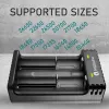 Įkroviklis baterijoms everActive LC200, USB, 2 lizdai, Li-Ion, AA/AAA/AAAA/C/D, 5 V įėjimas, 4,2 V išėjimas, juodas