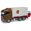 Scania Super 560R Transportinis konteineris su šakiniu krautuvu