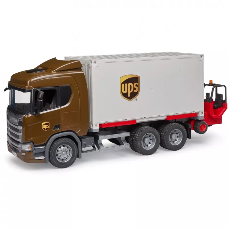 Scania Super 560R Transportinis konteineris su šakiniu krautuvu