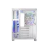 Korpusas MODECOM Volcano Panorama Midi Tower baltas – micro ATX, grūdintas stiklas, ARGB, USB-C, palaiko GPU iki 400 mm