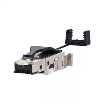 BTR E-DATIndustry IP20 lauko kištukas Cat.6, 10 GBit pagal IEEE 802.3an, 8 laidų RJ45 kištukas AWG 22 (1401405012-I)