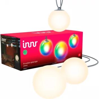 Innr OGL 130 C lauko išmanusis rutulinis šviestuvas spalvotas 3 vnt., LED lemputė, pakeičia 33 W
