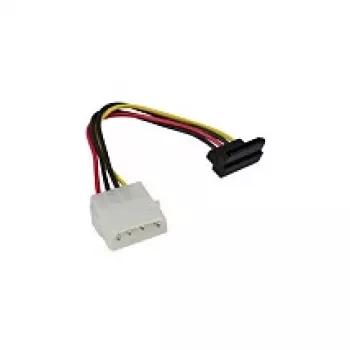 Synergy21 SATA maitinimo laidas 4pin -> 15pin (lenktas)