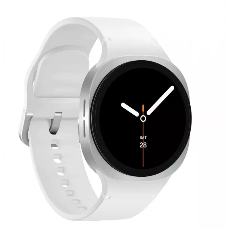 Samsung Galaxy Watch8 3.3 cm (1,3 colio) AMOLED 40 mm Skaitmeninis 438 x 438 pikselių Liečiamas ekranas Sidabrinis Wi-Fi GPS (palydovas)
