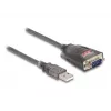 DeLOCK 61400 keitiklis USB A – RS-232 juodas
