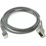 Zebra CBA-R08-S07ZBR pilkas RS232 laidinis kabelis DB9, 2,1336 m
