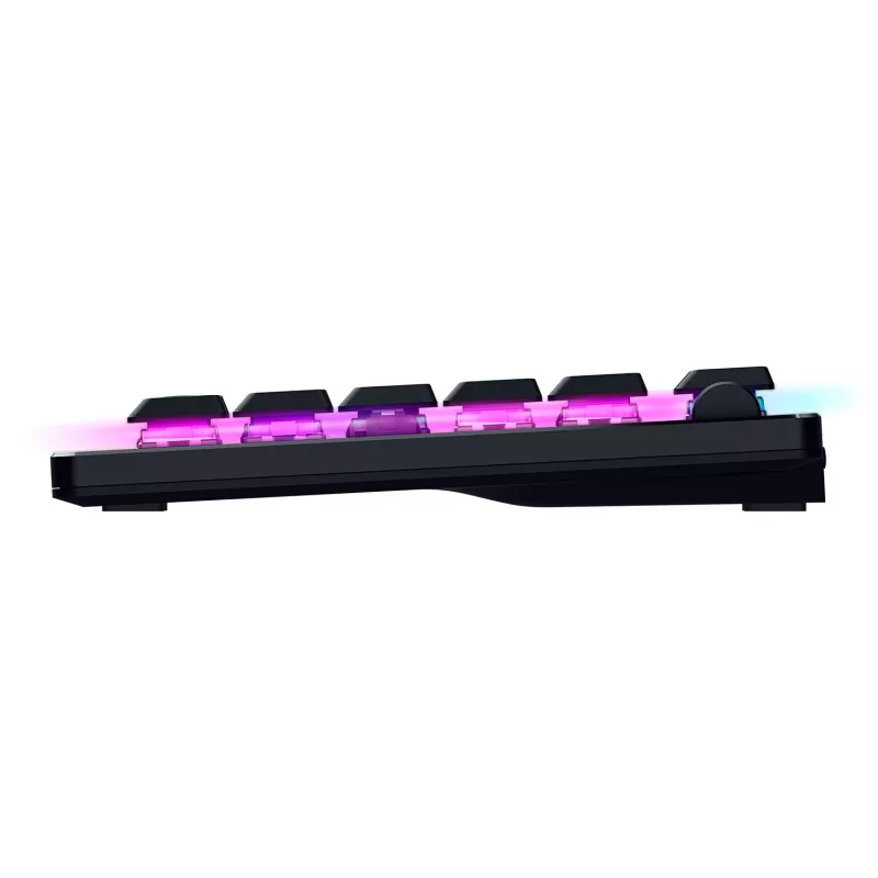 Razer DeathStalker V2 Pro Tenkeyless klaviatūra, žaidimų, USB, Bluetooth, QWERTY, juoda