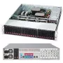 Supermicro SC216 BAC-R920LPB korpusas – stelažinis – 2U – patobulintas ATX – SATA/SAS – karštai keičiami diskai – 920 W – juodas