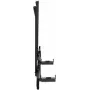 Manhattan Universalus Soundbar laikiklis, sieninis arba VESA tvirtinimas, tinka iki 15 kg garsiakalbiams, reguliuojamas gylis, montavimas virš arba po TV, juodas