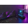 TACENS Mars Gaming MCPRISMA Midi Tower PC korpusas, juodas, grūdintas stiklas, ATX/Micro-ATX/Mini-ITX, 2x3,5 colio + 2x2,5 colio lizdai