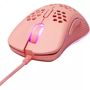Deltaco GAM-108-P Lengvas žaidimų pelė su RGB apšvietimu