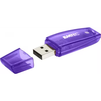USB atmintukas 8GB EMTEC C410 (Juodas) USB 2.0 (ECMMD8GC410)