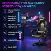 Extralink Gaming kėdė G-524, juoda, kaušinė, su 2 pagalvėlėmis