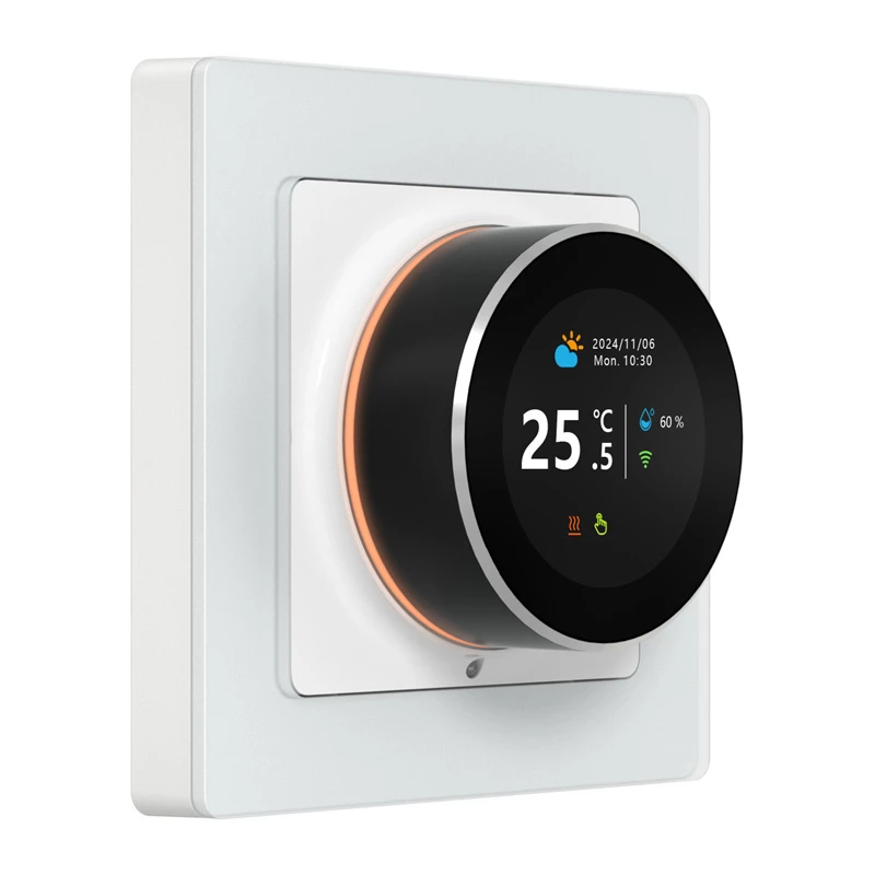 Išmanusis termostatas Avatto WT20R-EH-16A-W-WiFi – Wi‑Fi valdymas, 16A relė, baltas