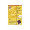 Avery 3652 – etiketės – baltos – 42,3 x 70 mm – 2100 vnt. (100 lapų po 21)