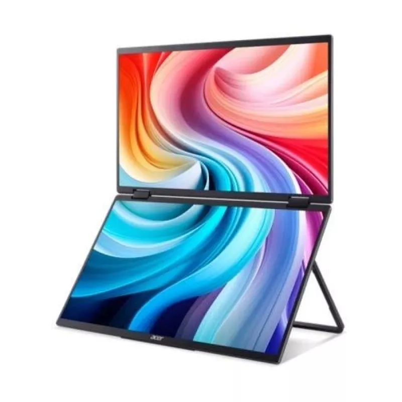 Nešiojamas monitorius Acer PD163QT 15.6 colio FHD 1920x1080 IPS 8 ms USB-C Juodas VESA 75x75