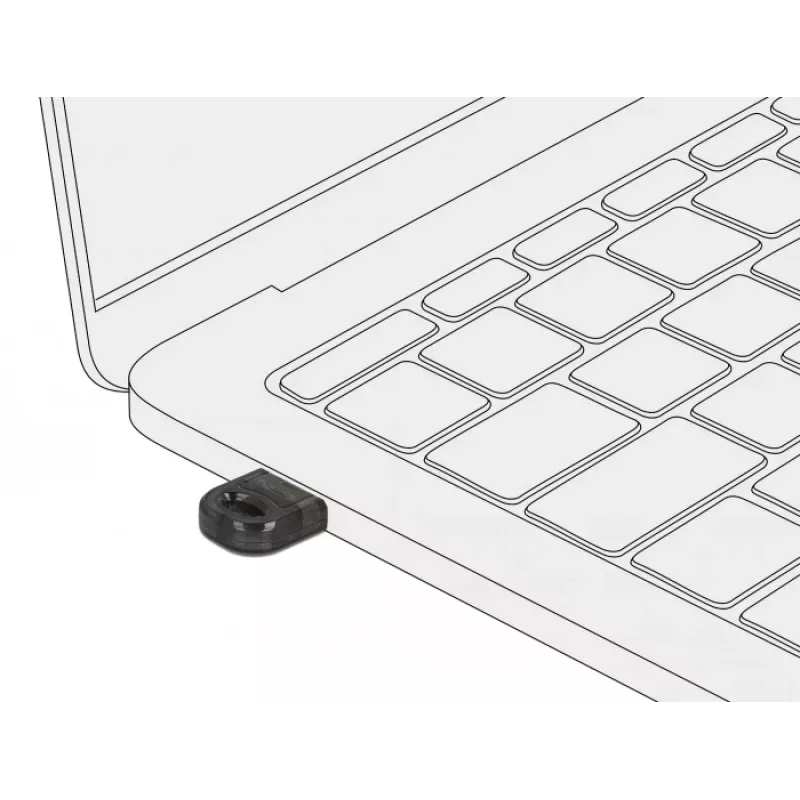 USB Bluetooth adapteris DeLOCK 61012, Bluetooth 5.0, 3 Mbit/s