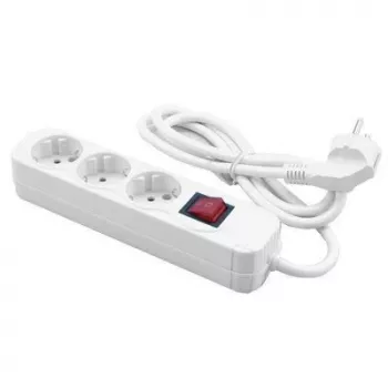 Prailginimo laidas MediaRange MRCS205 1,4 m 3 AC lizdai Baltas