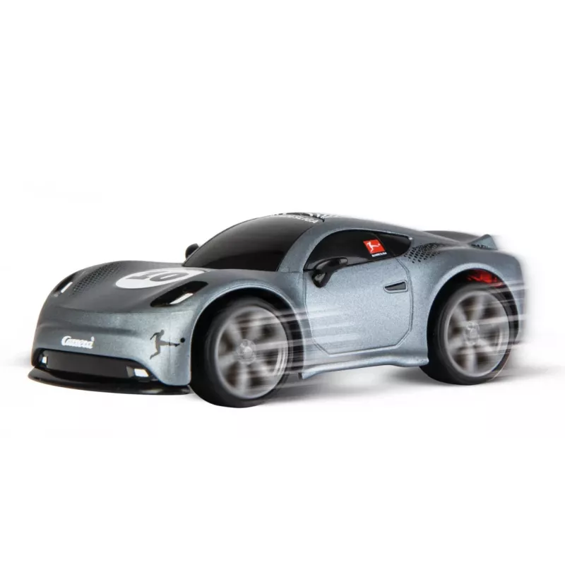 RC Automobilis Bundesliga Mini RC 1:43 Pilkas