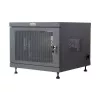 Stovo lentyna TECHLY 367652 kabelių tvarkytuvas su 3M lipniu montavimu, plienas, 550×550×410 mm, juoda