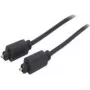 shiverpeaks 2,0 m Toslink laidas - Toslink - TOSLINK kištukas - TOSLINK kištukas - auksuotas - juodas (BS69004-2.0)