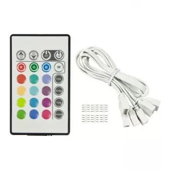 Synergy 21 LED Dekoline Flex Strip 36 RGB USB pilnas komplektas